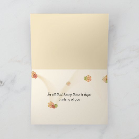 HOOP onder een vergrootglas dat aan je denkt Kaart (Binnen)