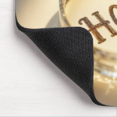 Hoop onder een vergrootglas muismat (Hoek)