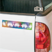 Hoop op borstkanker bij kinderen bumpersticker (Op Truck)