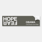 Hoop op de Fear bumper sticker (Voorkant)