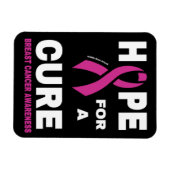 Hoop op een Cure... borstkanker Magneet (Horizontaal)