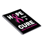 Hoop op een Cure... borstkanker Notitieboek (Rechterzijde)