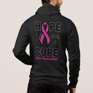 Hoop op een Cure...Breast Cancer Hoodie
