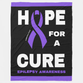 Hoop op een Cure... Epilepsy Fleece Blanket Deken