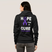 Hoop op een Cure...Epilepsy Hoodie (Achterkant volledig)