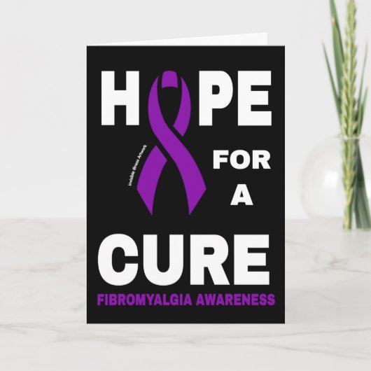 Hoop op een Cure...Fibro Kaart (Voorkant)