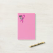 Hoop op een Cure/Torn Ribbon... Borstkanker Post-it® Notes (Op bureau)
