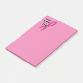 Hoop op een Cure/Torn Ribbon... Borstkanker Post-it® Notes (Schuin)