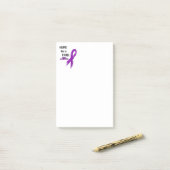 Hoop op een Cure/Torn Ribbon...Fibro Post-it® Notes (Op bureau)
