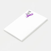 Hoop op een Cure/Torn Ribbon...Fibro Post-it® Notes (Schuin)