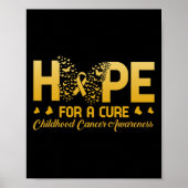 Hoop op een echte kinderkankerbewuster poster (Voorkant)