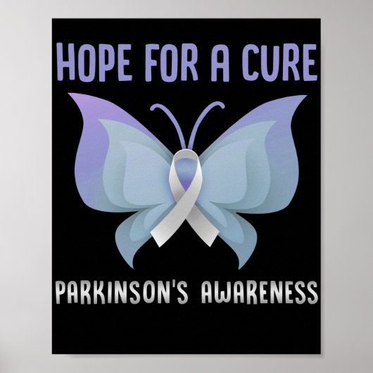Hoop op een echte parkinsons bewustwording poster (Voorkant)