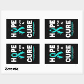 Hoop op een echte...PCOS rechthoekige Sticker (Vel)