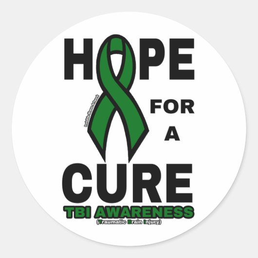 Hoop op een echte TBI Ronde Sticker (Voorkant)
