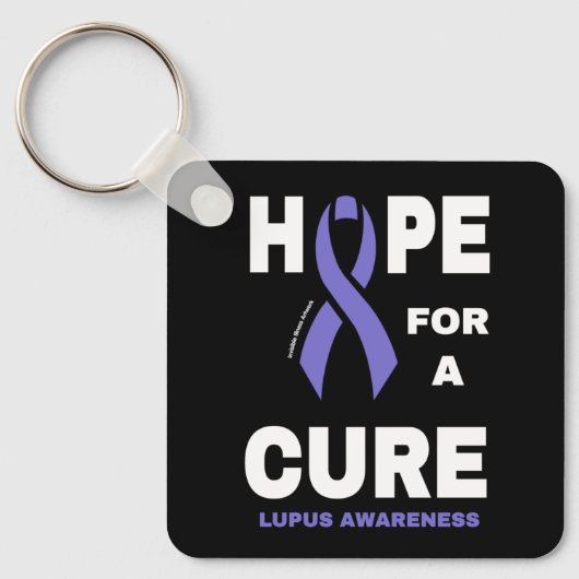 Hoop op een genezing...Lupus Sleutelhanger (Voorkant)