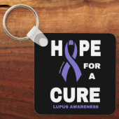 Hoop op een genezing...Lupus Sleutelhanger (Voorkant)