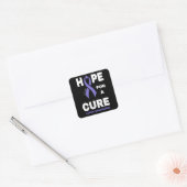Hoop op een genezing...Lupus Vierkante Sticker (Envelop)