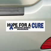 Hoop Op Een Genezing...RA Bumpersticker (Op auto)