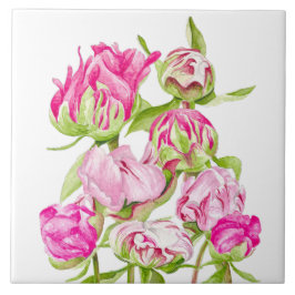 Hoop op een keramische Tegel Tegeltje