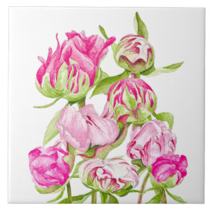 Hoop op een keramische Tegel Tegeltje