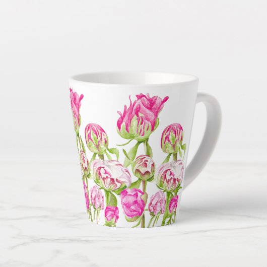 Hoop op een kleine Latte Mok (Rechterhoek)