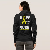 Hoop op een kuur ...endometriose hoodie (Achterkant volledig)