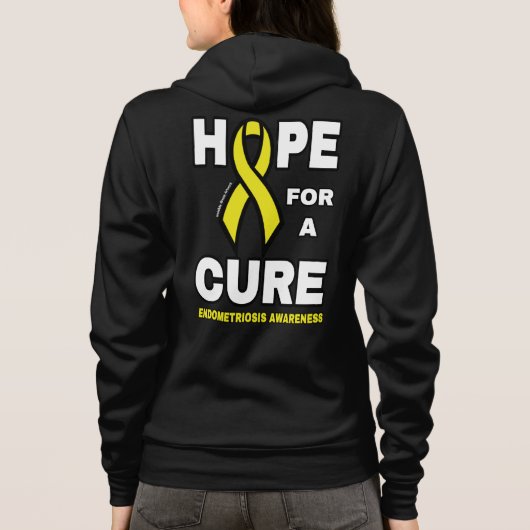 Hoop op een kuur ...endometriose hoodie (Achterkant)