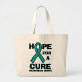 Hoop op een kuur... Myasthenia Gravis Grote Tote Bag (Voorkant)