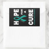 Hoop op een kuur... Myasthenia Gravis Rechthoekige Sticker (Tas)