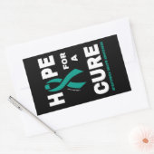 Hoop op een kuur... Myasthenia Gravis Rechthoekige Sticker (Envelop)