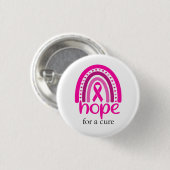 Hoop op een kuur ronde button 3,2 cm (Voorkant /achterkant)