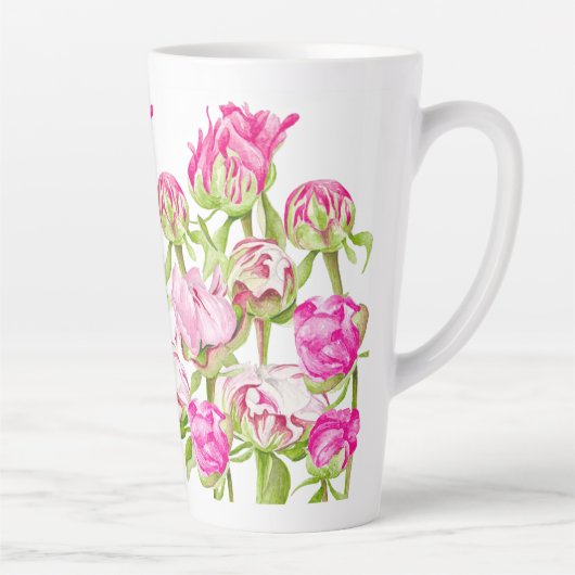 Hoop op een Mok met grote latte (Rechts)