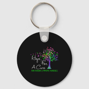 Hoop op een remedie Non-Hodgkins Lymfoom Awareness Sleutelhanger