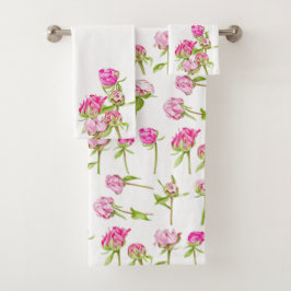 Hoop op een set handdoeken