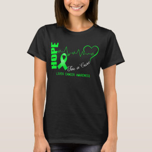 Hoop op een zuiver bewustzijn van leverkanker t-shirt
