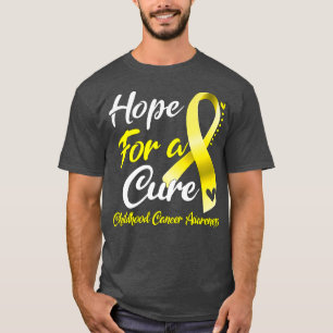 Hoop op een zuiver kinderkankerbewustzijn t-shirt