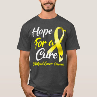 Hoop op een zuiver kinderkankerbewustzijn t-shirt