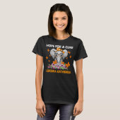 Hoop op een zuiver leukemiebewustzijn elfantboter t-shirt (Voorkant volledig)