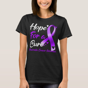 Hoop op een zuiver pancreaskankerbewustzijn t-shirt