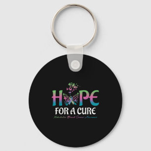 Hoop op een zuivere Butterfly gemetastaseerde bors Sleutelhanger