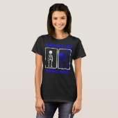 Hoop op genezing van darmkanker t-shirt (Voorkant volledig)
