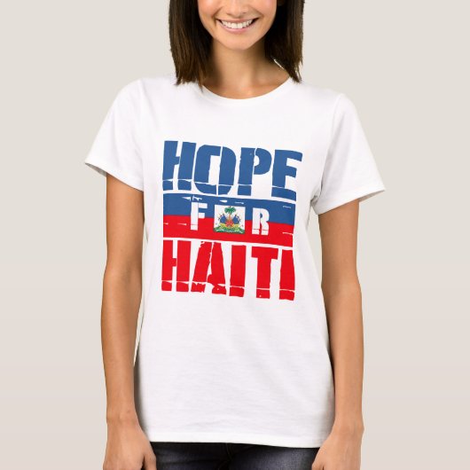 Hoop op Haïti T-shirt (Voorkant)