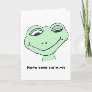 Hoop op je verjaardag kaart