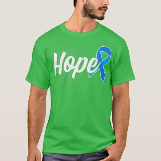 Hoop op kindermisbruikpreventie Month Blue Ribbon  T-shirt