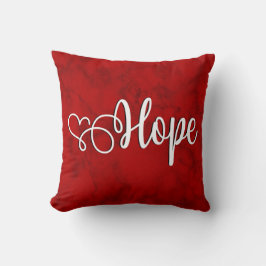 Hoop op Marbled Red - Sierkussen