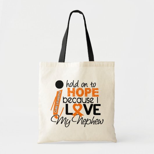 Hoop op mijn Nephew leukemie Tote Bag (Voorkant)