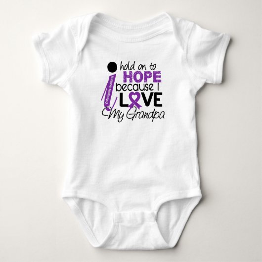 Hoop op mijn opa cystic fibrosis romper (Voorkant)