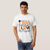 Hoop op mijn vriend leukemie t-shirt (Voorkant volledig)