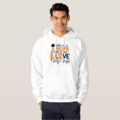 Hoop op mijn vrouw multiple sclerose MS Hoodie (Voorkant volledig)