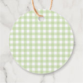 Hoop op Over Frog Baby shower Bedankjes Labels (Achterkant)